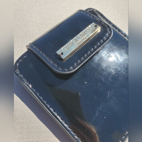 Giorgio Armani Compact Cosmetic Mirror with Black Case. Condition Is Used - Picture 3 of 14